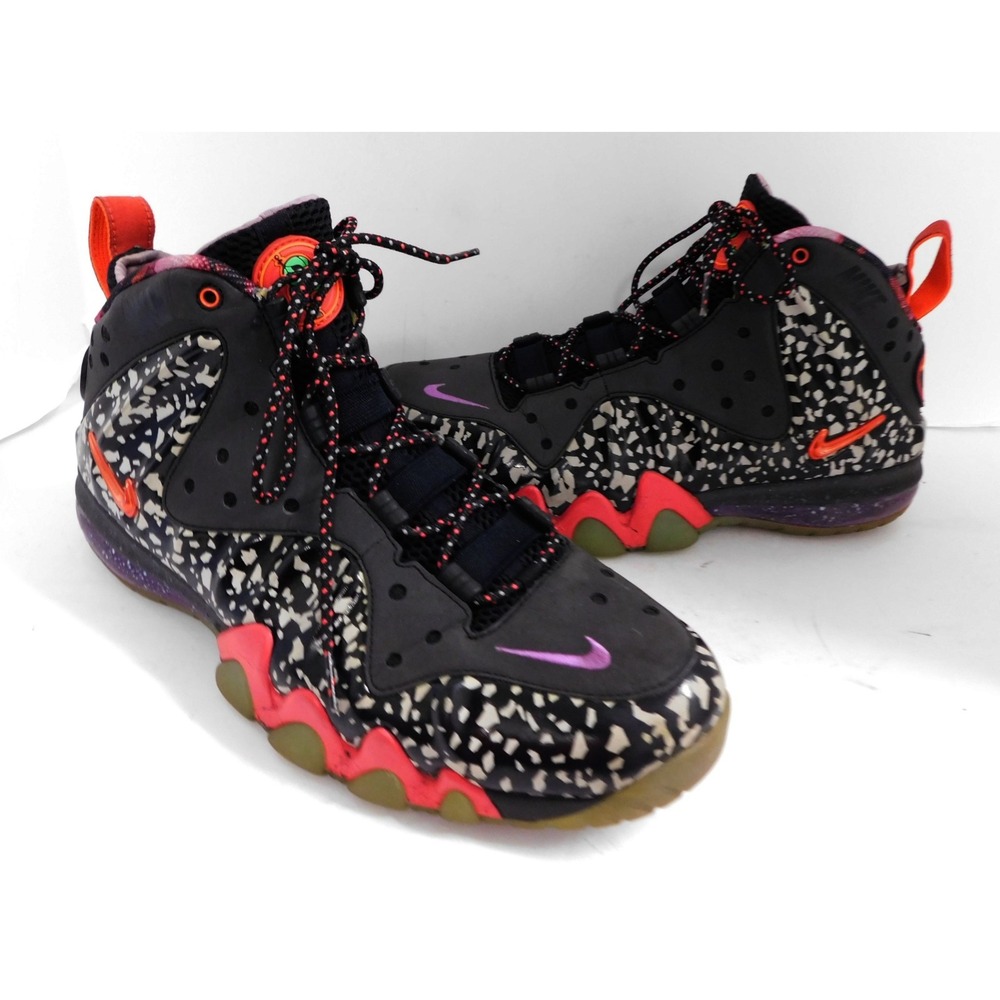 2012 Nike Barkley Posite Max PRM QS Area 72 Black/Siren Red 588527-060 sz 10